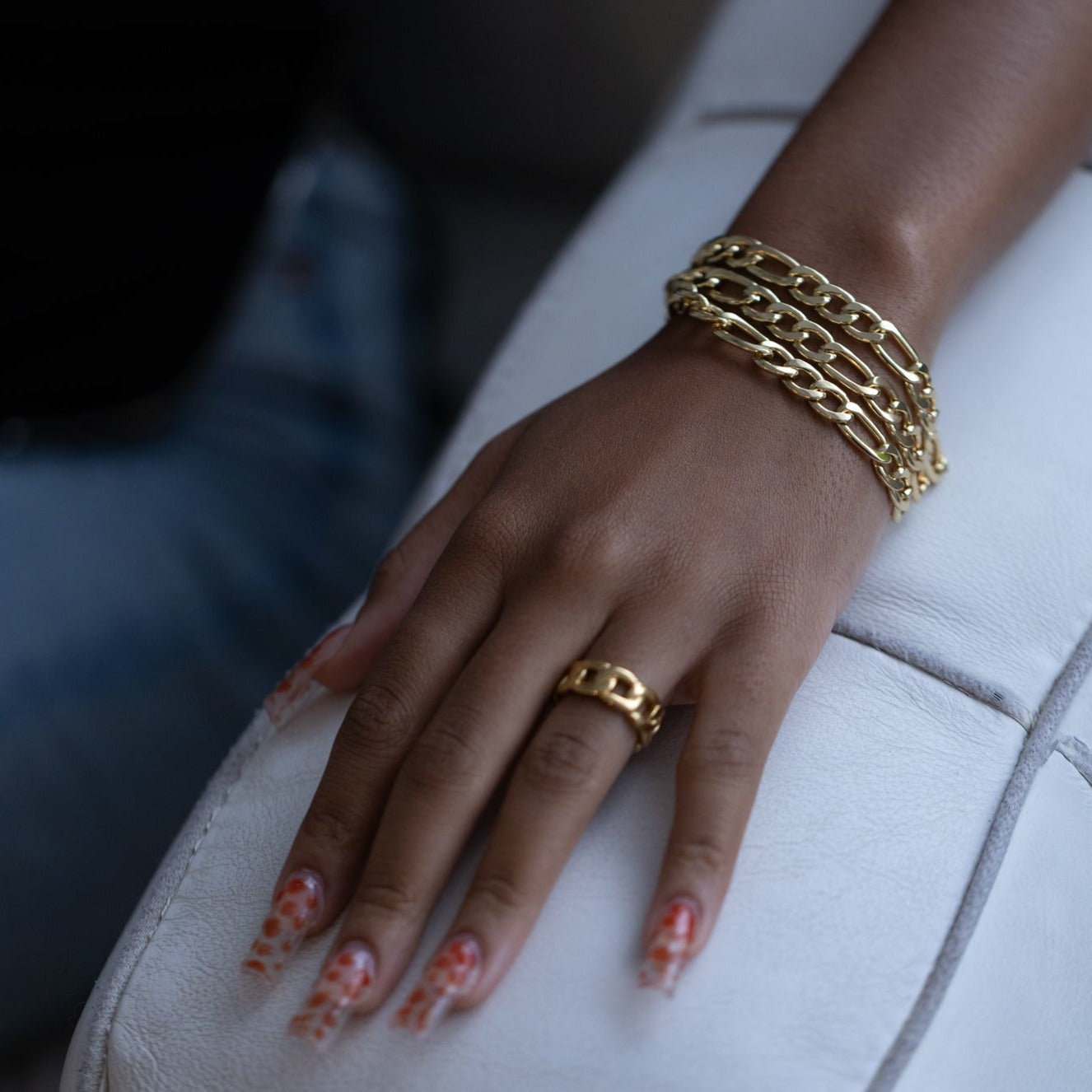 Thick Figaro Bracelet