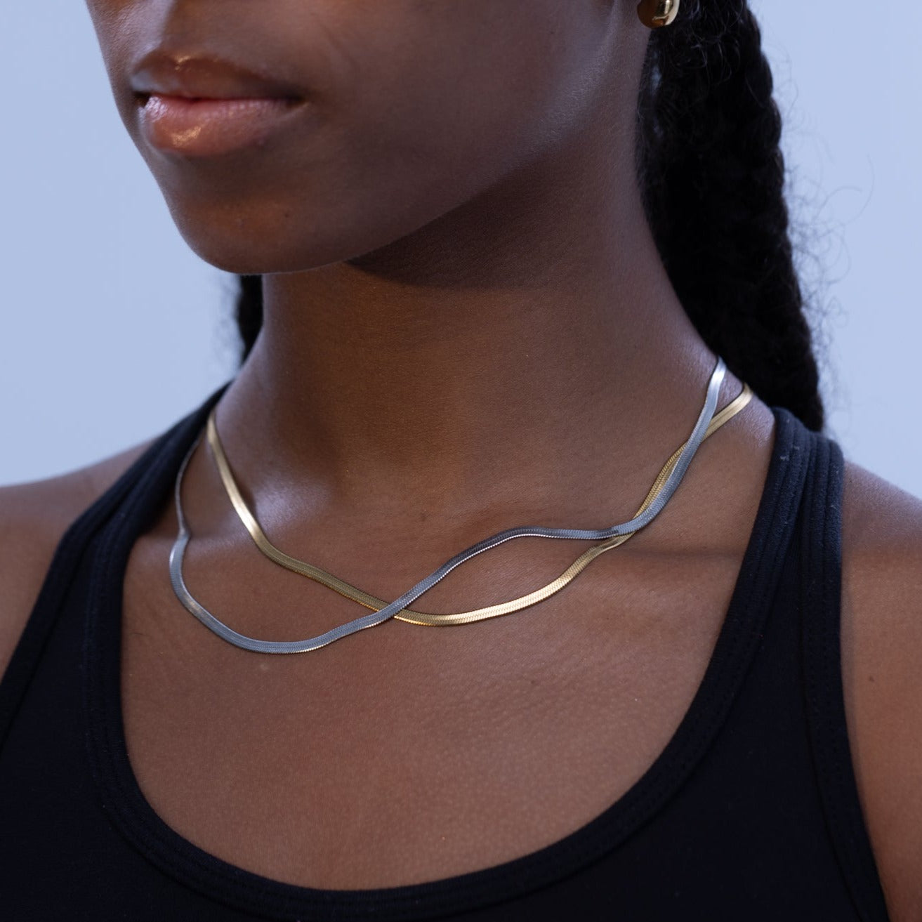 Silver Snake Necklace