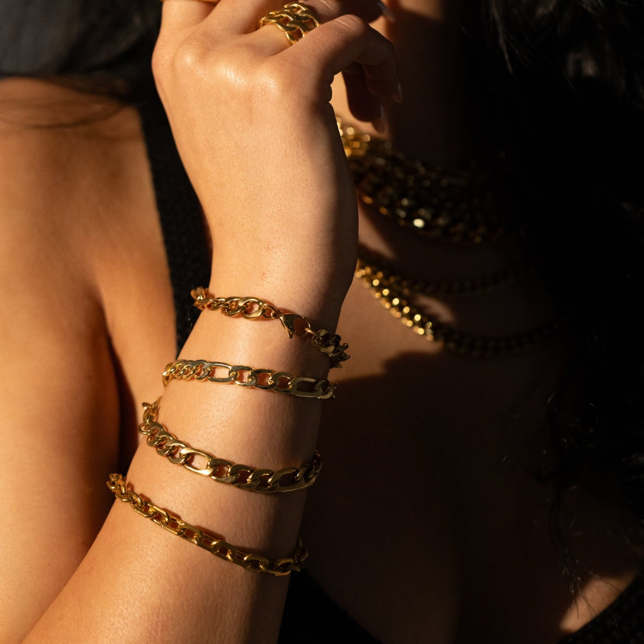 Thick Figaro Bracelet