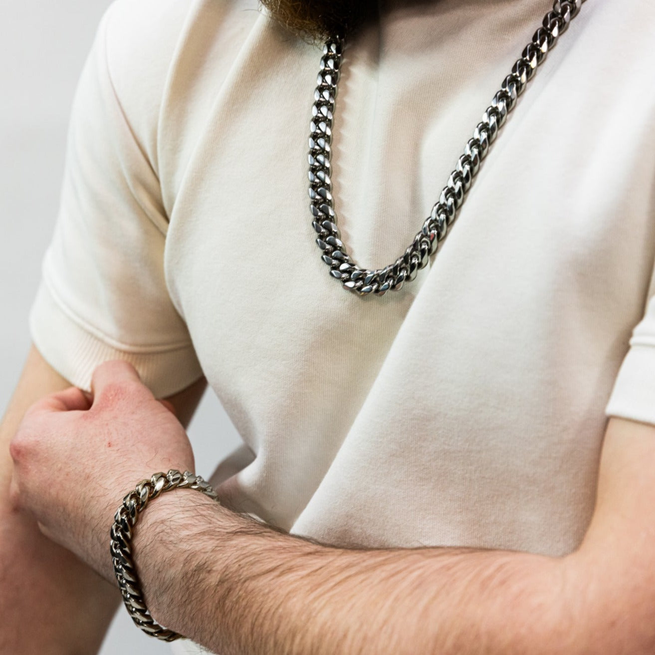 Havana Link Silver Bracelet