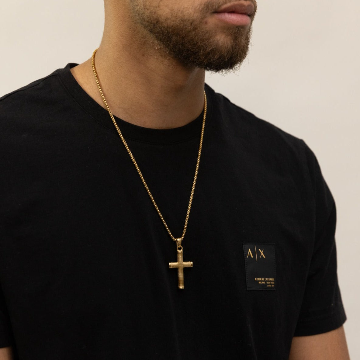 Thick Cross Necklace
